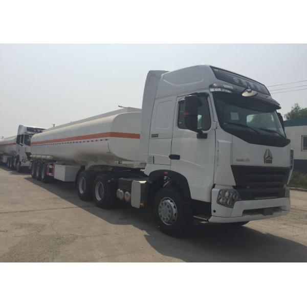 50 - 80 Tons 60cbm Oil Tank Truck For Oil Fuel Transport Polyurethane Painting
