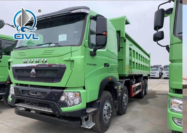 HOWO Tipper Heavy Duty Dump Truck 6x4 With Strengthen Bumper Hydraulic Front Lifting