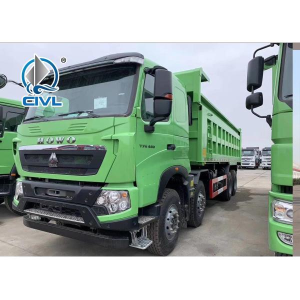 HOWO Tipper Heavy Duty Dump Truck 6x4 With Strengthen Bumper Hydraulic Front Lifting