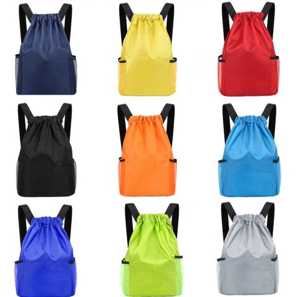 Customized Color Waterproof Drawstring Backpack for Outdoor Adventures and Sports