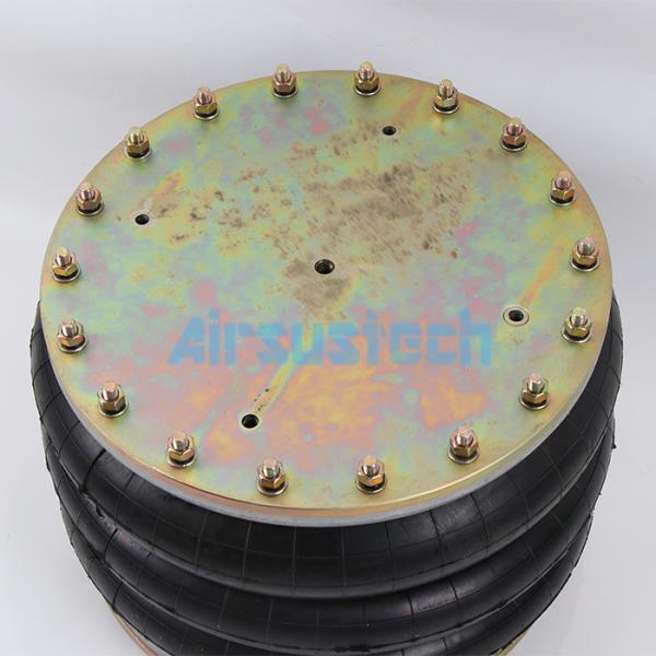 New Firestone W01-358-7286 Air Spring With Flang Ring Triple Convoluted Bellows