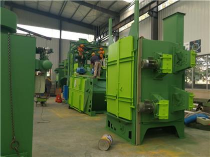 800X1100mm Hanger Type Shot Blasting Machine Castings Surface Treatment