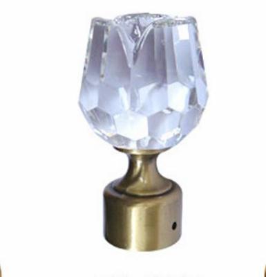 Classical delicate iron curtain rod finials for home decoration