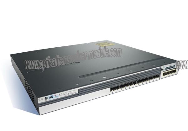 Interruptor da fibra de Cisco WS-C3750X-12S-E SFP