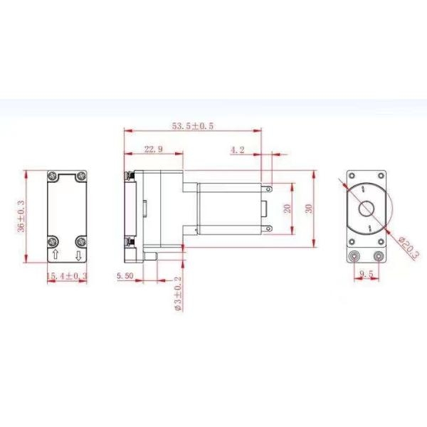 Электрический мотор Dc мотора 3v шестерни DC с шестерней 1.5W используемой для бытовых техник медицинских