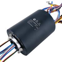 Inner Diameter 25.4mm Hollow Electric Rotary Joint 24 Channels Customization