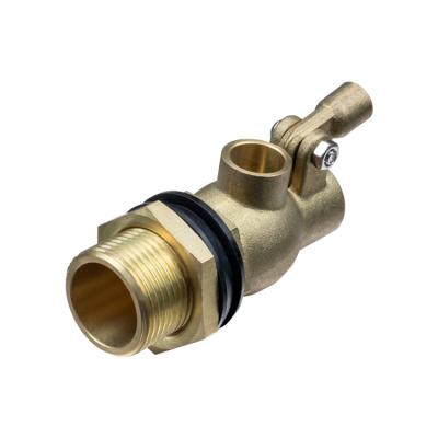 China Brand  Float Switch Water Tank Straight Valve Type Stainless Steel Float Ball Switch DN15 Brass Float Ball Valve