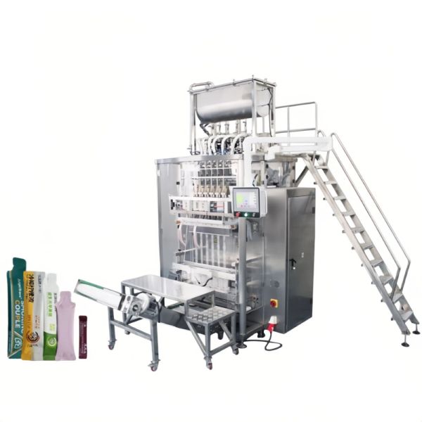 Double Column Liquid Stick Pack Packaging Machine Automatic Powder Stick Pack Machine 9KW