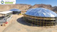Center Enamel can Provide external floating roof for Mongolia Oil & Gas Storage Tanks