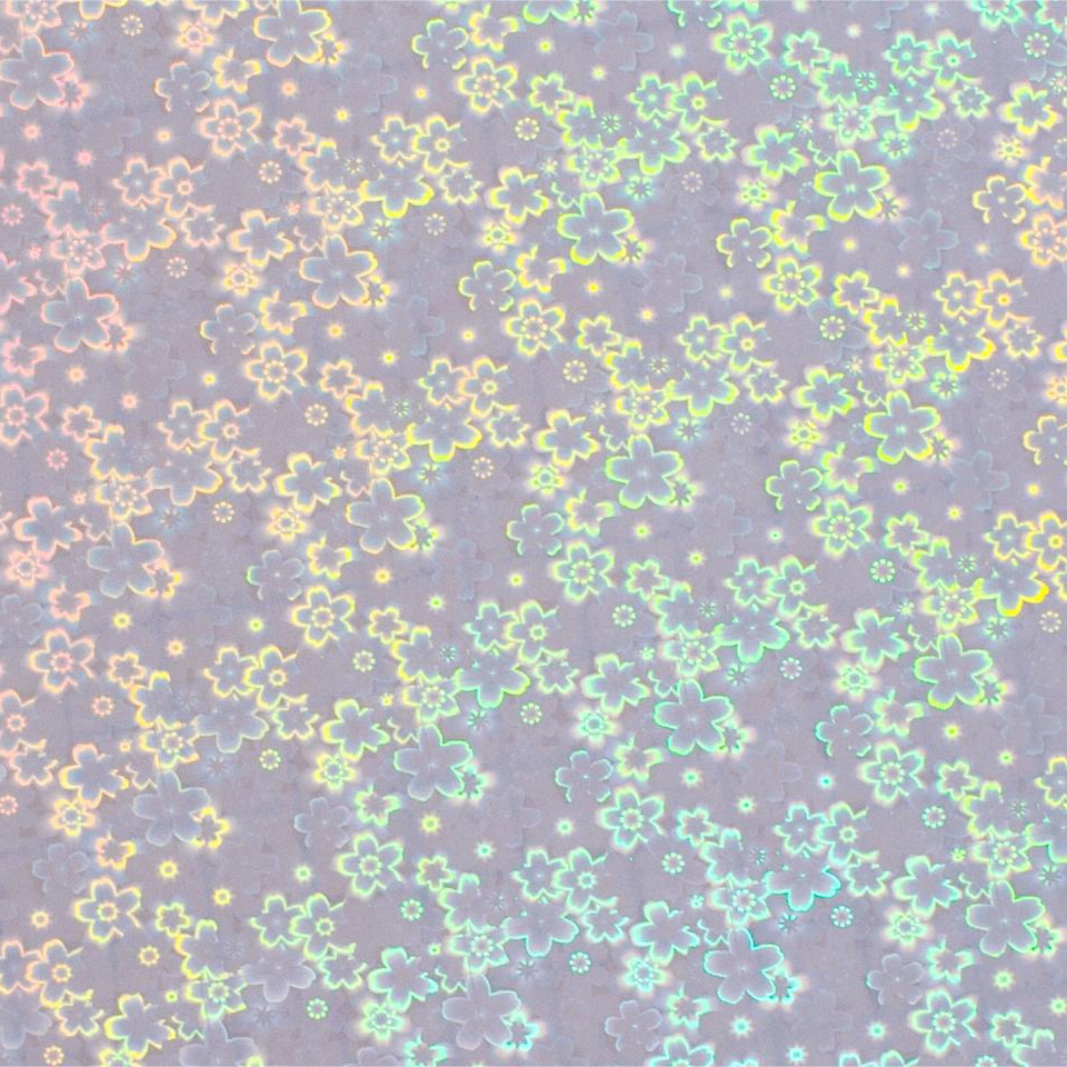 A4 Label Self Adhesive Sticker Waterproof PVC Holographic Cold Lamination Film Overlay For Transparent Holographic Film