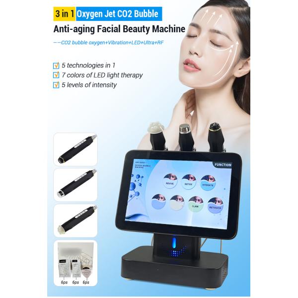 Hot Sale 3 in 1 Co2 Bubble Oxygen Facial Care Oxygenetion Facial Machine