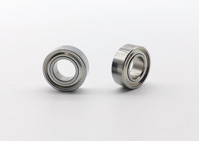 High Speed Rotation Miniature Ball Bearings , Electric Motor Bearings MR83ZZ Metal Shield Size 3*8*3mm