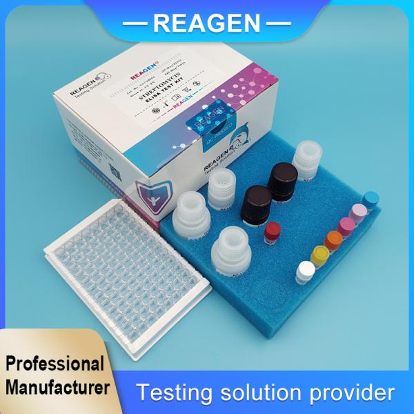 Streptomycin ELISA Test Kit for Milk Tissue Honey 0.1 PPB Sensitivity