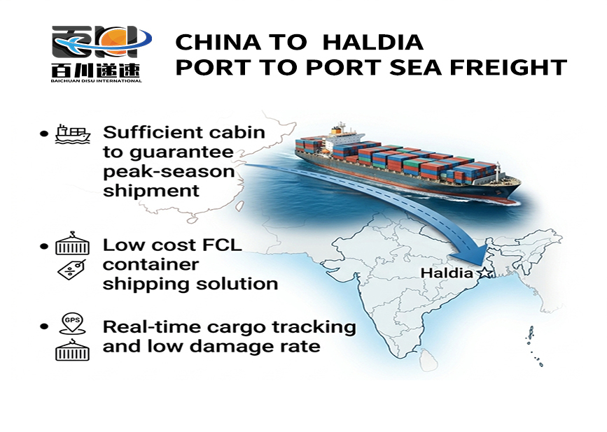 Qingdao Direct Shipping to Haldia Port Container Shipping Service