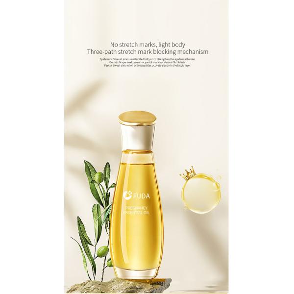 Gamme de soins de la peau pour la grossesse à base de plantes naturelles Huile pour le ventre à l'amande Hydratation profonde OBM