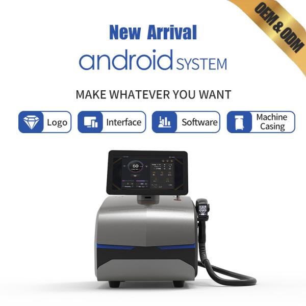 13.3 Android Screen Laser Beauty Machine Hair Removal Four Wavelengths