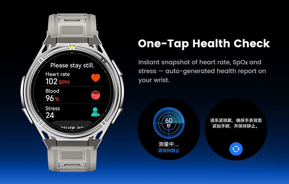 SHUANXIANG Smart Watch X2 PRO 5 ATM Waterproof HD AMOLED Display Barometer Altimeter Compass Heart Rate Monitor 100+ Fitness