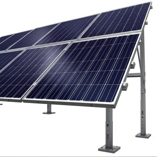 Commercial Solar Panel Ground Mounting Systems Adjustable 0° To 15° Roof Inclination Suitable for Large-scale Projects