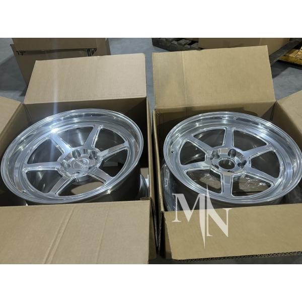 5x114.3 Forge Auto Wheels For Nissan 350Z 370Z Polished Silver Finish