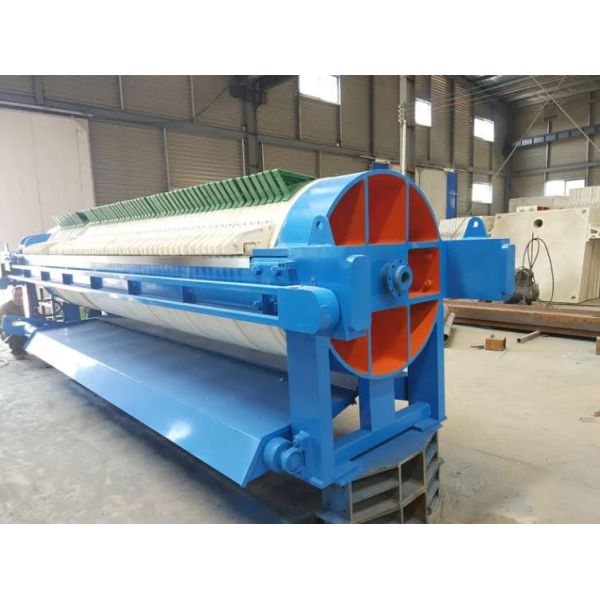 Solid-Liquid Separation Filtration High Pressure Round Plate Filter Press