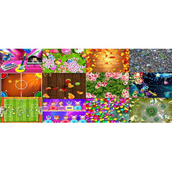 Interactive Floor Projection Multiplayer 3D Projector System Dynamic Ground Size 2*1.85m