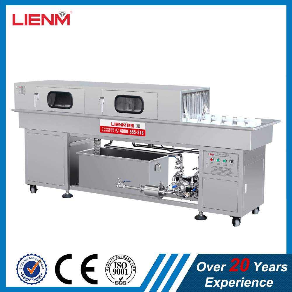 Plastic bottle washing machine(pure water washing-alcohol washing-air cleaning