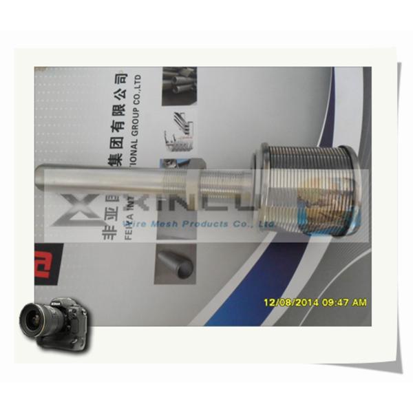 Длинный слот сопл 0.2mm фильтра песка DN 53mm сопла провода клина шеи