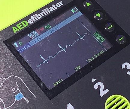 Défibrillateur portable AED Défibrillateur externe automatisé avec guide de réanimation vocale pour usage domestique public