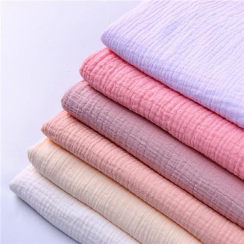 Durable Crepe Fabric Printed Muslin Fabric 100 Percent Medical Grade Soft Feeling