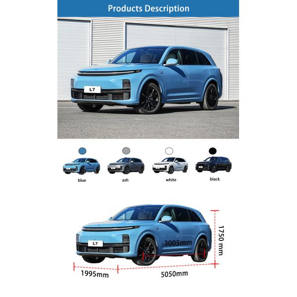 5-местный внедорожник гибридный Lixiang L7 Max Электрические электромобили с батареей 42,8 кВтч