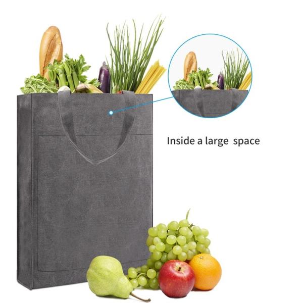 Reusable Eco Friendly Custom Shopping Bags Women'S Canvas Handbags Purses 13X3X16