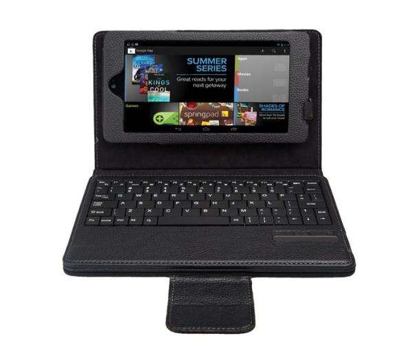 For Google Asus Nexus 7 Inch Bluetooth Keyboard Leather Case