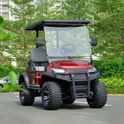 30-50Km/H Battery Push Golf Cart Electric 4 Passenger Red