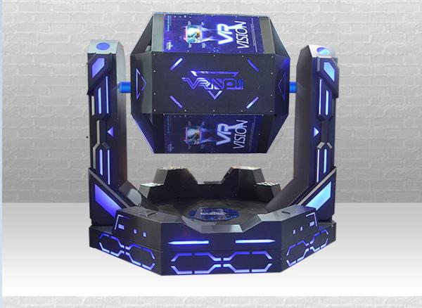 2 Seats 9D Virtual Reality Simulator Iron Warrior All - Axis Rotation 9D Roller Coaster