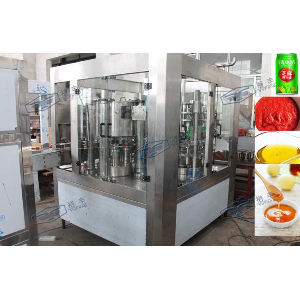 Integrated Can Oil Automatic Filling Line , 2 In 1 Edible Oil Filler