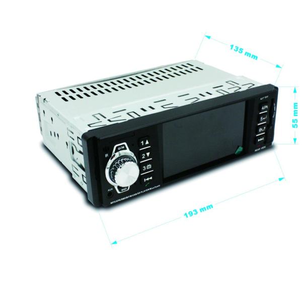 Commercial 1 Din Bluetooth Car Stereo 4.1 Inch With USB / AUX / SD