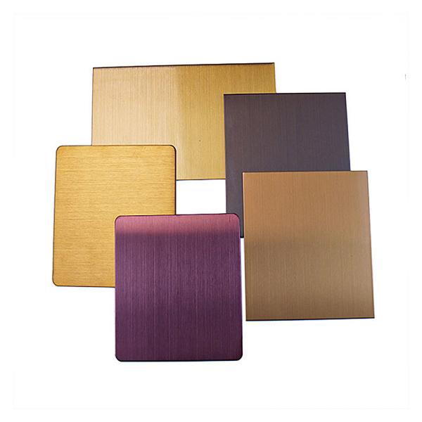 1.22m Width Golden Mirror Stainless Steel Sheet Plate 304 316L 430