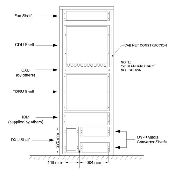 Double Wall 39U Aluminum Outdoor Telecom Enclosure