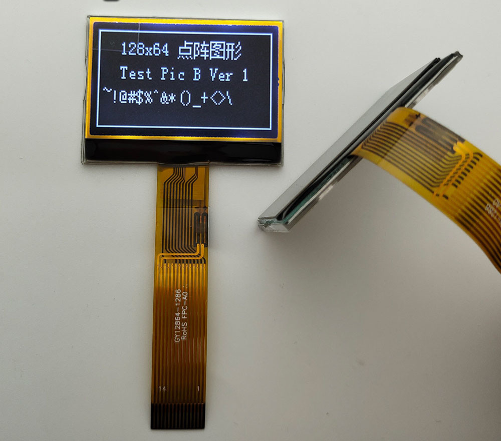 Индивидуальные точки модуля дисплея 128X64 DFSTN Lcd управляя IC ST7567 1/65 Duty, 1/9Bias,