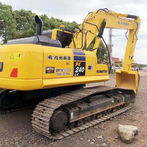24 toneladas Komatsu PC240-8 Excavadora de retroescavadeira usada com tamanho de envio de 9885x3280x3055mm