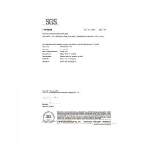 Nanjing Siyan International Ltd. Certifications