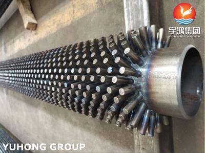 ASTM A335 P9 Chromium-Molybdenum Alloy Studded Finned Tubes for High-Temperature Furnace Applications