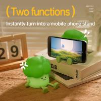 Brocoli Nuit Lumière légumière Lampe rechargeable USB Cartoon Silicone Enfants Décoration de chambre d'enfant Cadeau d'anniversaire