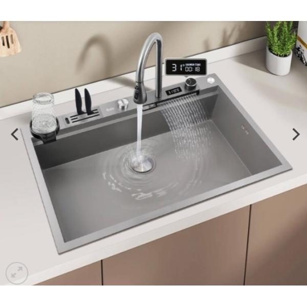 21cm Bowl Depth Apron Stainless Steel Kitchen Sink 3.5 Inch Drain Opening