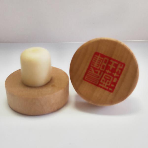 Wooden stopper for wine bottle Natural Wooden Cork Stopper Wine Bottle Stopper