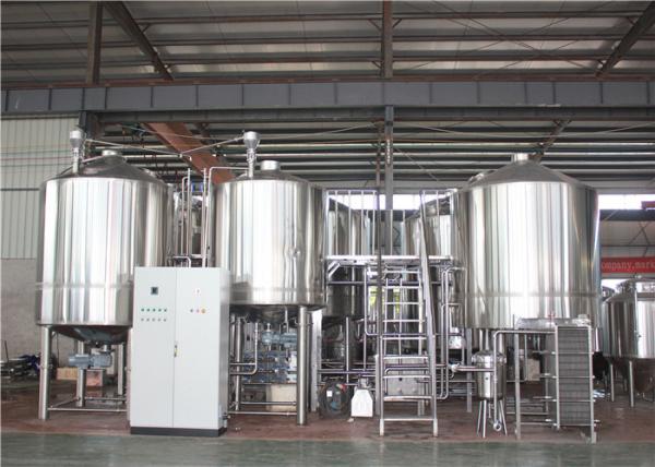 Conveniente usando sistema de control del PLC del equipo de la cervecería del gran escala 100bbl