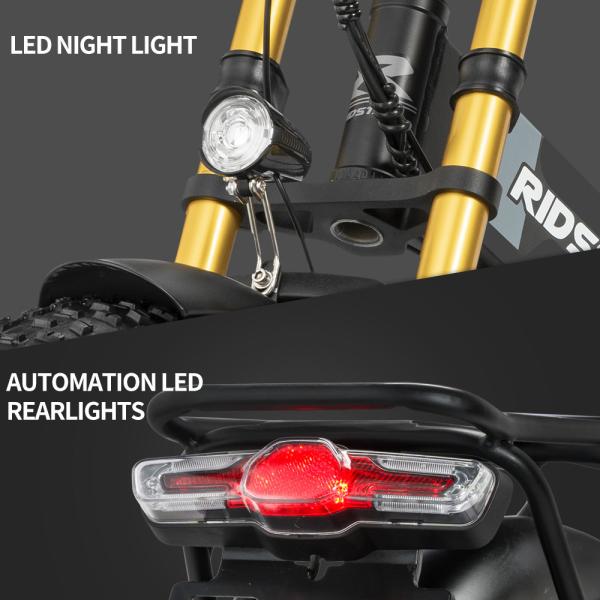 Folding 26 Inch Electric Bike 1000watt 14AH/48V Customizable Color