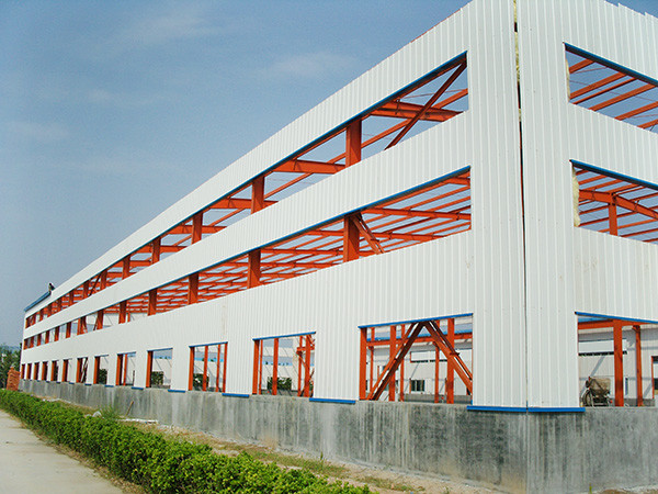 Q355B Q235B Welded Steel Construction Customized Steel Structure Factory Warehouse