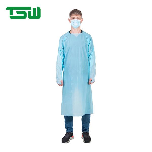 CE Class III Non Sterile CPE Disposable Protection Clothing
