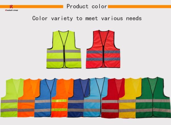 Customized Yellow Reflective Vest Hi Vis 100% Polyester High Visibility Vest